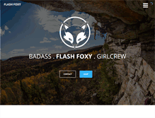 Tablet Screenshot of flashfoxy.com